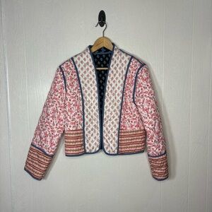 Women’s reversible quilted bomber jacket size small